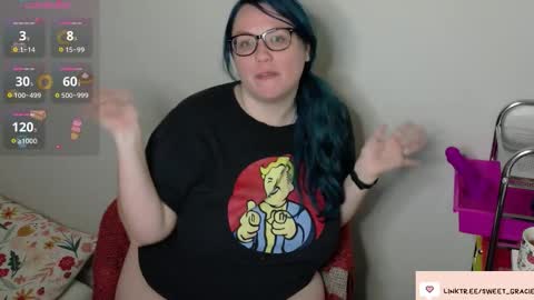 Snapshot of sweet_gracie chatting on October 31, 3:29 am Sweet Gracie online show from October 31, 3:29 am