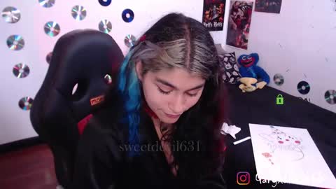 Snapshot of sweetdevil631 chatting on February 7, 3:08 pm Abril online show from February 7, 3:08 pm