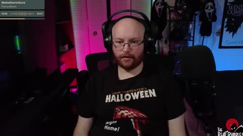 Snapshot of therealbumbles chatting on October 31, 2:34 am Bumbles or B online show from October 31, 2:34 am