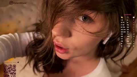 Snapshot of thewetmuse chatting on November 6, 1:34 pm Grace Next broadcast - online show from November 6, 1:34 pm