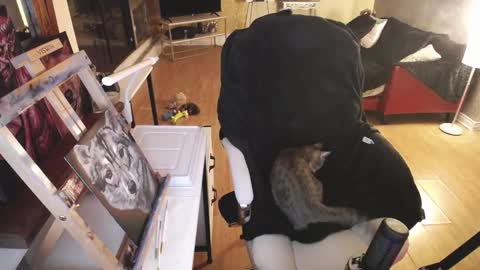 Snapshot of tinykylie chatting on February 27, 1:05 am stage Kylie Sinner brand CLITBAIT online show from February 27, 1:05 am