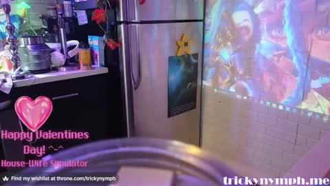 Snapshot of tricky_nymph chatting on February 15, 8:22 am Cassie online show from February 15, 8:22 am