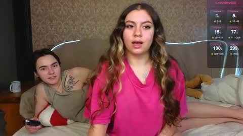 Snapshot of twobabesweet chatting on February 16, 5:37 am Welcome guys We Lili and Vic PVT open online show from February 16, 5:37 am