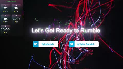 Tyler Sands online show from November 4, 1:10 pm