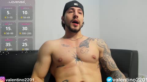 Snapshot of valentino2201 chatting on December 10, 3:41 am valentino online show from December 10, 3:41 am