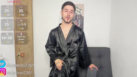 Snapshot of valentino2201 chatting on February 9, 1:00 am valentino online show from February 9, 1:00 am