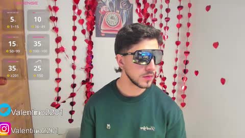 Snapshot of valentino2201 chatting on February 22, 1:44 am valentino online show from February 22, 1:44 am