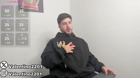 Snapshot of valentino2201 chatting on March 1, 1:11 am valentino online show from March 1, 1:11 am