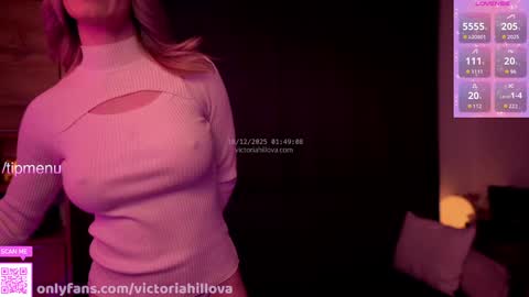 Victoria Hillova online show from December 18, 12:49 am