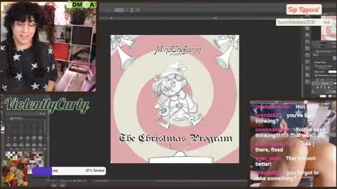 Snapshot of violentlycurly chatting on October 25, 10:15 pm Curly the Coin Operated Toy online show from October 25, 10:15 pm