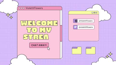 Snapshot of violetttflowers chatting on September 14, 4:17 pm Violet Flowers online show from September 14, 4:17 pm