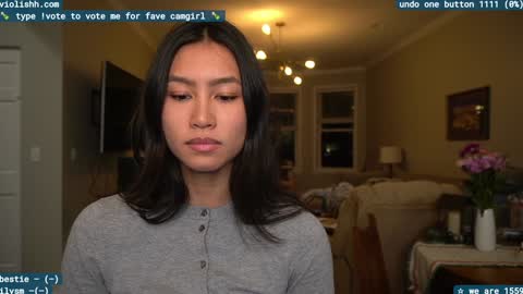 Snapshot of violishh chatting on January 4, 12:59 am follow me on twitter violishh and ig violishh  online show from January 4, 12:59 am