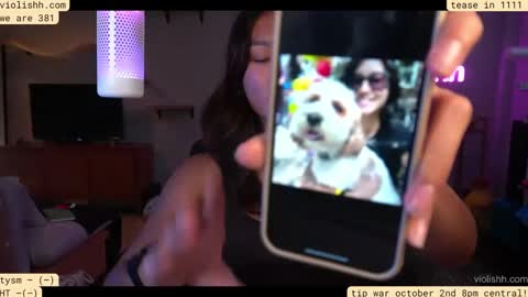 Snapshot of violishh chatting on September 30, 12:26 am follow me on twitter violishh and ig violishh  online show from September 30, 12:26 am