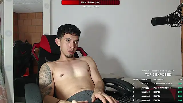 stevenSEX123 online show from March 25, 3:56 am