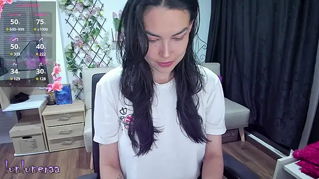 Snapshot of Lunlunera chatting on January 13, 3:34 am Lunlunera online show from January 13, 3:34 am