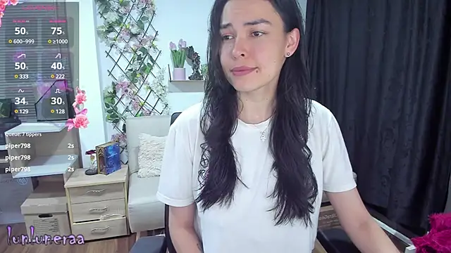 Snapshot of Lunlunera chatting on February 3, 6:45 am Lunlunera online show from February 3, 6:45 am