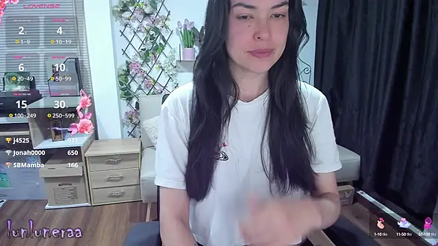 Snapshot of Lunlunera chatting on March 8, 6:21 am Lunlunera online show from March 8, 6:21 am