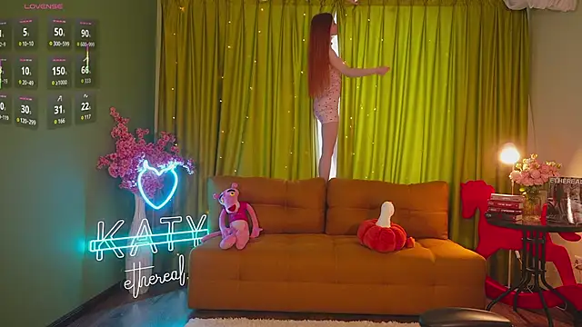 Katy  Ethereal online show from April 22, 3:09 am