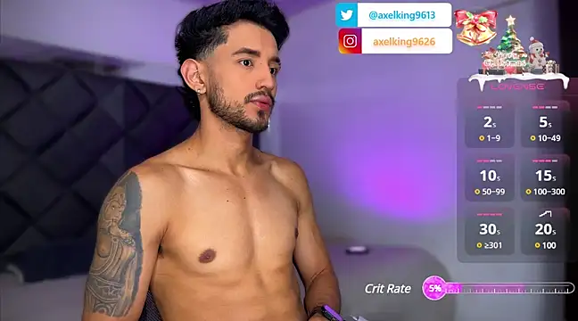 AxelKing1326 online show from December 25, 7:34 pm