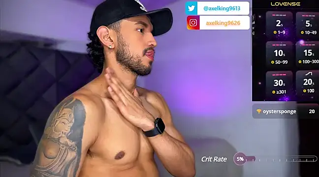 AxelKing1326 online show from January 5, 12:52 am