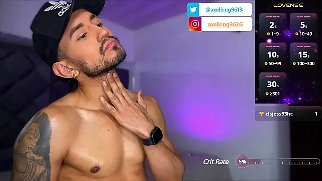 AxelKing1326 online show from January 7, 1:06 am