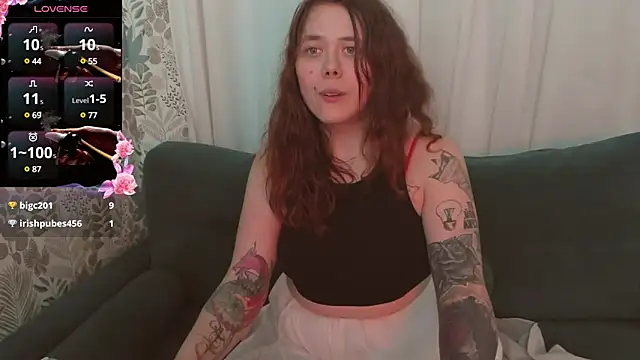 Snapshot of SophiePure chatting on February 3, 2:36 am SophiePure online show from February 3, 2:36 am