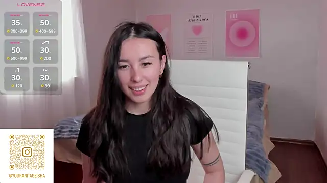 Snapshot of Geisha_Anna chatting on March 20, 12:00 pm Geisha Anna online show from March 20, 12:00 pm