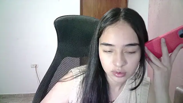 Snapshot of aineangeel chatting on October 14, 12:55 am aineangeel online show from October 14, 12:55 am