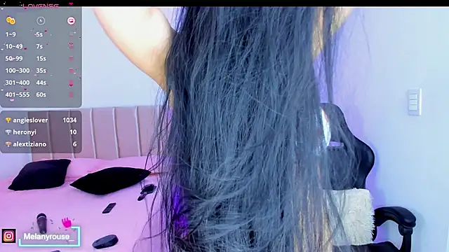 melanyrouse1 online show from February 9, 10:11 pm