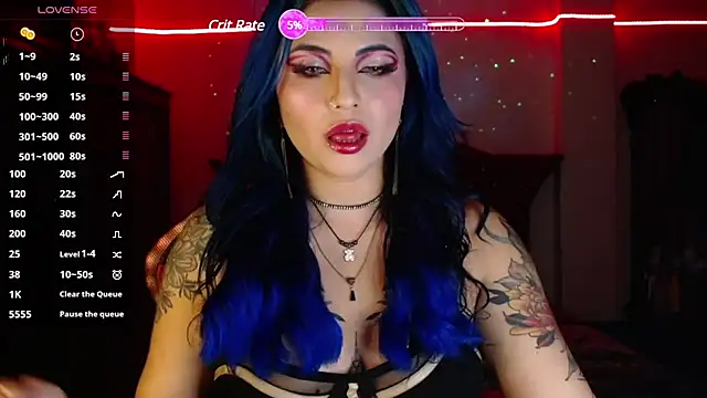 Snapshot of black_wiidow chatting on February 14, 12:30 am black wiidow online show from February 14, 12:30 am