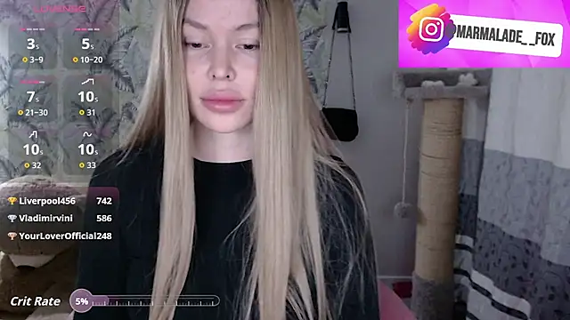 Marmalade Fox online show from March 17, 3:59 pm