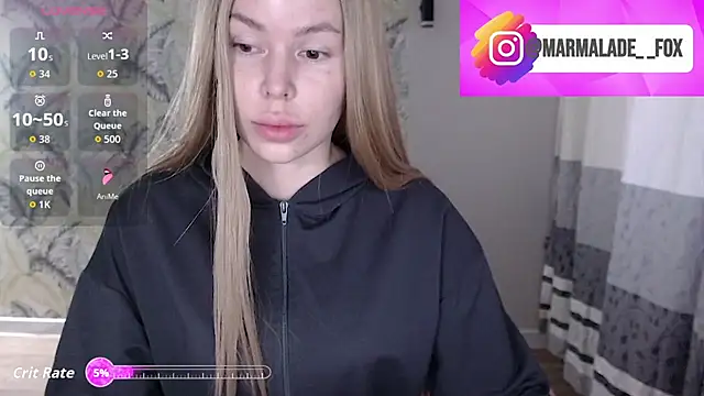 Marmalade Fox online show from April 14, 10:05 pm