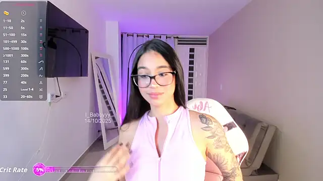 Snapshot of i_babbyyyy chatting on October 15, 2:55 am i babbyyyy online show from October 15, 2:55 am