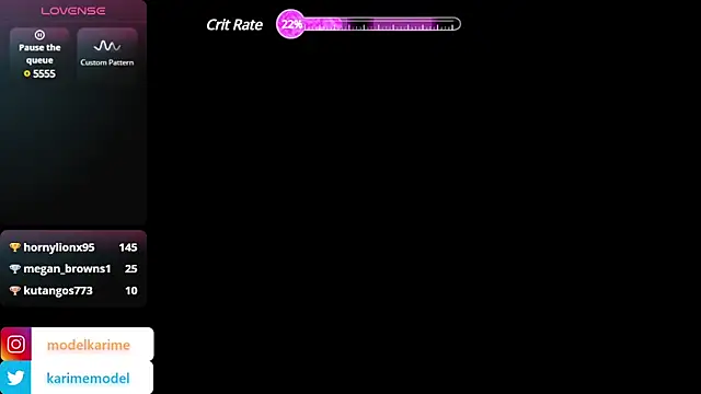  karime  online show from February 18, 8:25 pm