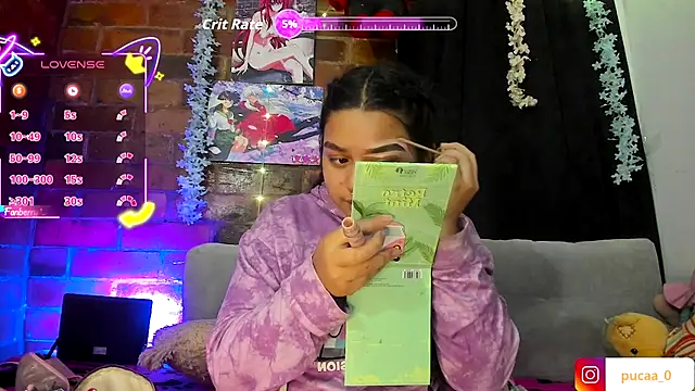 Snapshot of Pucaa_ chatting on October 3, 11:46 pm Pucaa online show from October 3, 11:46 pm