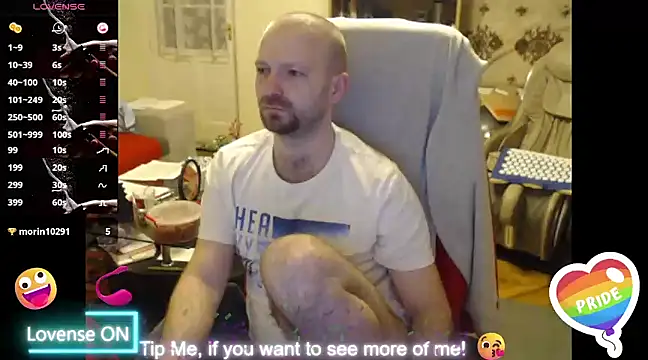 RealManHaveHairy online show from March 22, 9:10 pm