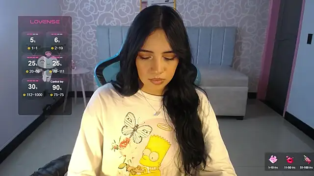 Snapshot of ninfa1_ch chatting on February 3, 2:13 pm ninfa1 ch online show from February 3, 2:13 pm