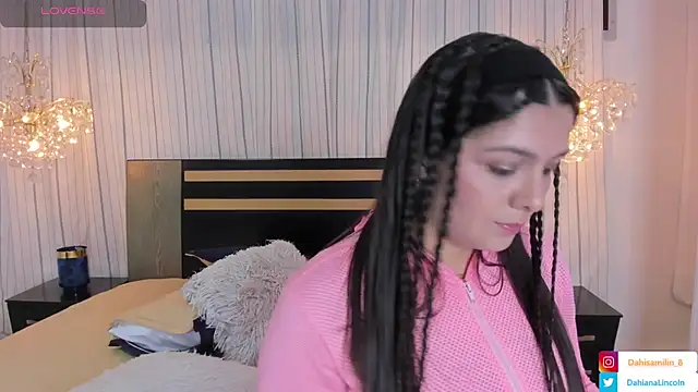 Snapshot of DahianaLincoln chatting on January 29, 1:58 am DahianaLincoln online show from January 29, 1:58 am