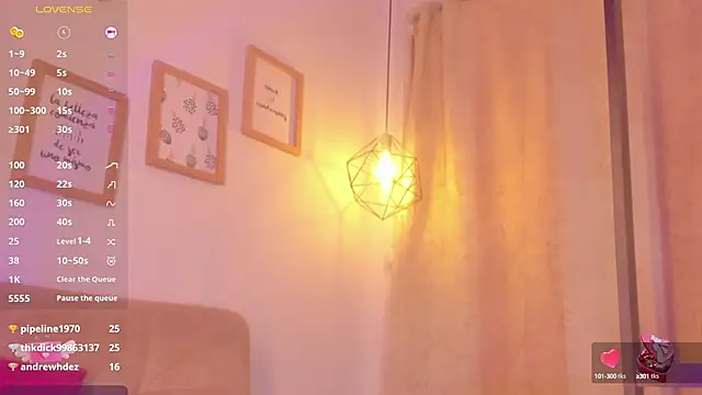 Chanttall  online show from February 15, 7:38 am