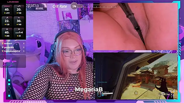 MegariaB online show from February 20, 7:45 am