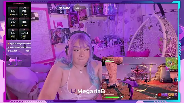 MegariaB online show from February 22, 7:56 am