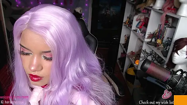 Snapshot of HaruRose_ chatting on December 22, 7:44 pm HaruRose online show from December 22, 7:44 pm