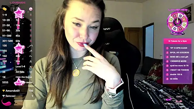 Snapshot of PlayfulGoddess chatting on February 3, 3:17 pm PlayfulGoddess online show from February 3, 3:17 pm