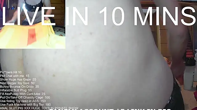 Snapshot of ClairTS chatting on March 19, 6:12 pm ClairTS online show from March 19, 6:12 pm