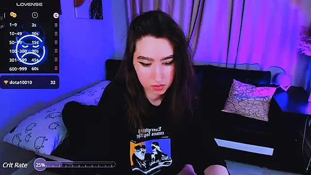 Snapshot of Lily_xBabe chatting on March 19, 10:00 am Lily xBabe online show from March 19, 10:00 am