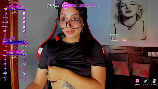 Snapshot of KetziaDoll chatting on January 6, 9:19 am KetziaDoll online show from January 6, 9:19 am