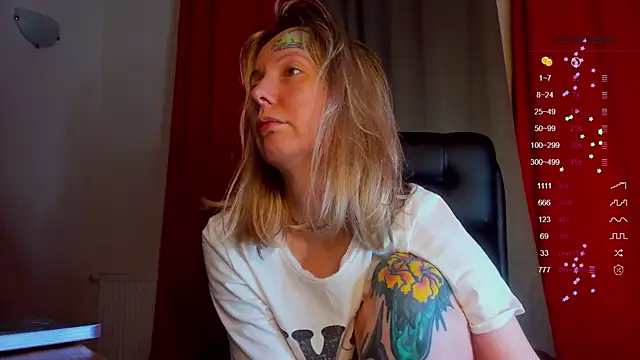 Snapshot of HunnyWifey chatting on February 15, 4:36 am HunnyWifey online show from February 15, 4:36 am