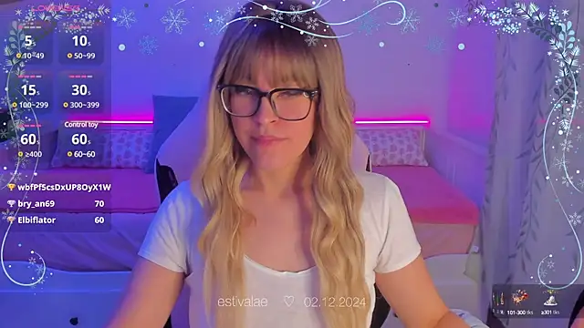 Snapshot of estivalae chatting on December 2, 5:59 pm estivalae online show from December 2, 5:59 pm