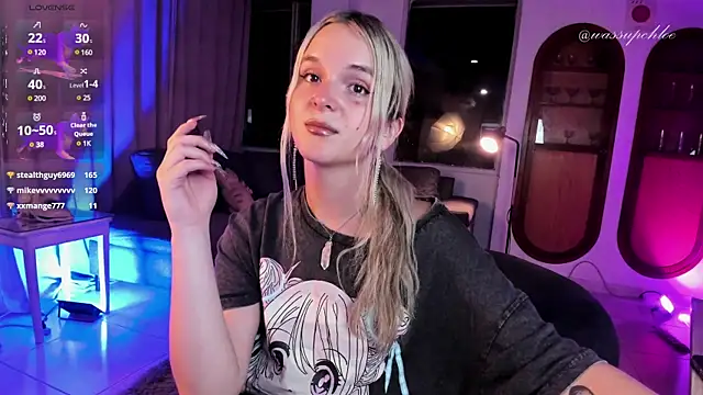 Snapshot of misschloe__ chatting on January 28, 2:32 am misschloe online show from January 28, 2:32 am