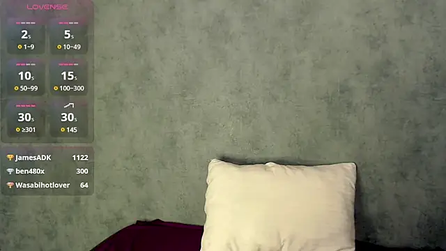 LizzieLight online show from December 2, 1:36 am